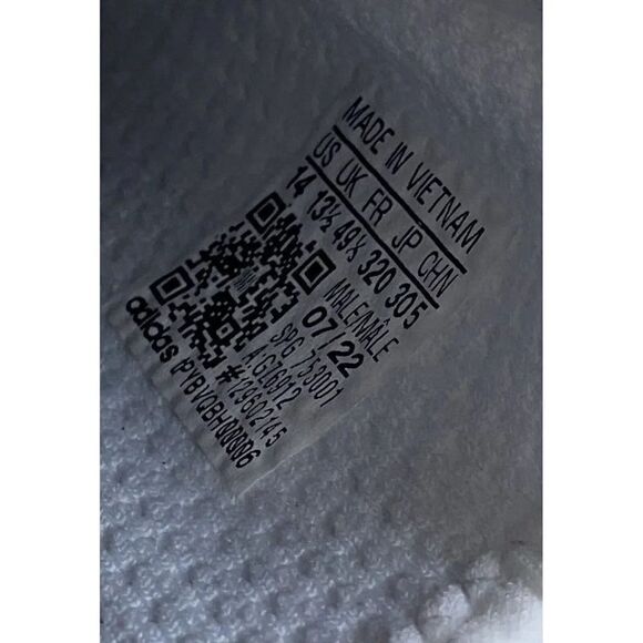 Adidas Adizero Football Cleats White Navy Blue Shoes GZ6912 Men's Sz 14 NEW - Picture 10 of 11